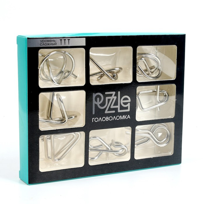 Набор металлических головоломок &laquo;Умные гвозди&raquo;
