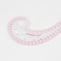 Лекало портновское метрическое &laquo;Улитка&raquo;, премиум, 30 &times; 10,5 см, толщина 1,5 мм, цвет прозрачный