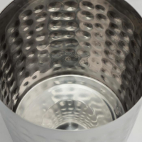 Ведро для льда из нержавеющей стали «Чеканный», 3,5 л, 23,5×18,5×18,5 см, 201 сталь, цвет серебряный Ведро для льда из нержавеющей стали «Чеканный», 3,5 л, 23,5×18,5×18,5 см, 201 сталь, цвет серебряный