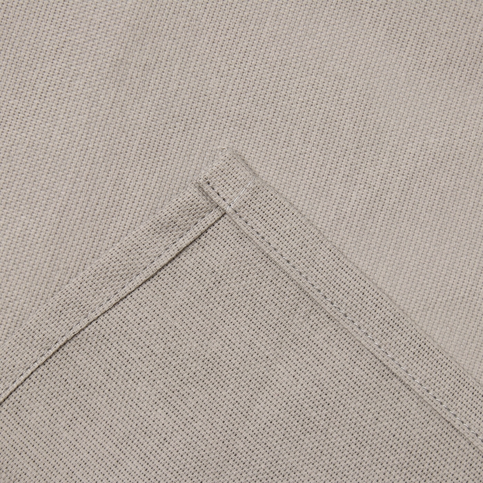 Фартук Доляна "Душевная кухня" цв.серый 60х70см, рогожка, 100% х/л