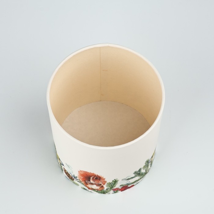 Коробка подарочная круглая &laquo;Мечты&raquo;, 12 х 16 см, Новый год