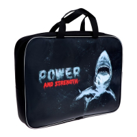 Папка с ручками текстильная А4, 350 х 270 х 70 мм, Calligrata "Акула" Папка с ручками текстильная А4, 350 х 270 х 70 мм, Calligrata "Акула"