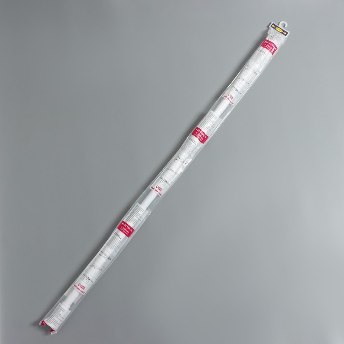 Карниз для ванной Доляна, телескопический, d=3,2 см, 110-200 см, цвет белый