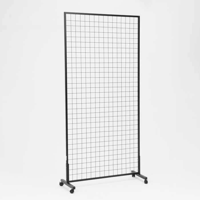 Сетка на колёсах, 100&times;200 см, размер ячейки 6&times;6 см, цвет чёрный