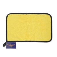 Тряпка для мытья авто, CARTAGE, микрофибра, 400 г/м&sup2;, 20&times;30 cм, желто-серая