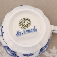 Чашка &laquo;Валерия&raquo;, H=8,5 см, гжель