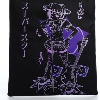 Шопер «Аниме» 35х0.5х40 см, отд без молнии, без подклада, чёрный Шопер «Аниме» 35х0.5х40 см, отд без молнии, без подклада, чёрный