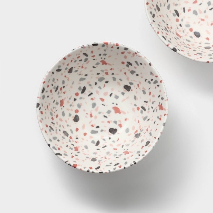 Набор салатников фарфоровых Magistro Terazzo, 700 мл, 16×7,4 см, 2 шт Набор салатников фарфоровых Magistro Terazzo, 700 мл, 16×7,4 см, 2 шт