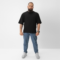 Футболка мужская MIST "Русский стиль", черный, р. 52 Футболка мужская MIST "Русский стиль", черный, р. 52