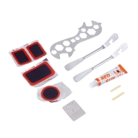 Набор для велосипеда 4 в 1: фонарь аккумуляторный, ремонтный набор, велосипедный ключ, сумка Набор для велосипеда 4 в 1: фонарь аккумуляторный, ремонтный набор, велосипедный ключ, сумка