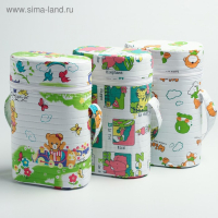 Термосумка - контейнер для 2-х классических бутылочек (пенопласт), цвет МИКС Термосумка - контейнер для 2-х классических бутылочек (пенопласт), цвет МИКС