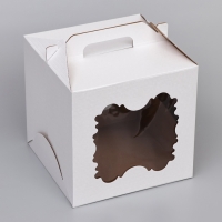 Кондитерская упаковка,2 окна, 30 х 30 х 30 см Кондитерская упаковка,2 окна, 30 х 30 х 30 см