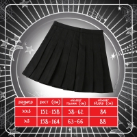 Карнавальный набор &laquo;Готическая девчонка&raquo;, р. XS, парик, юбка, галстук