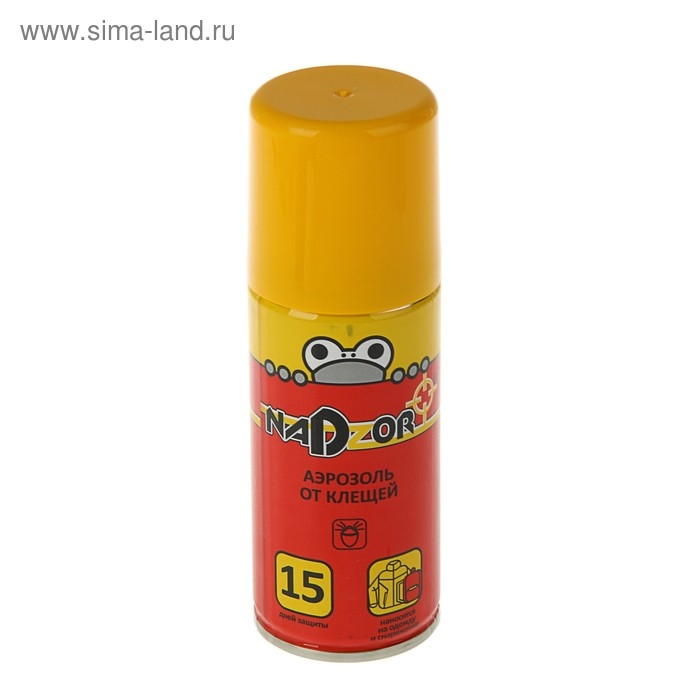 Аэрозоль от клещей Nadzor, 100 мл Аэрозоль от клещей Nadzor, 100 мл