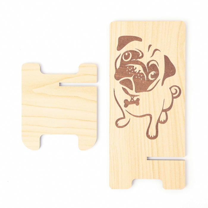 Подставка под телефон &laquo;Мопс&raquo;