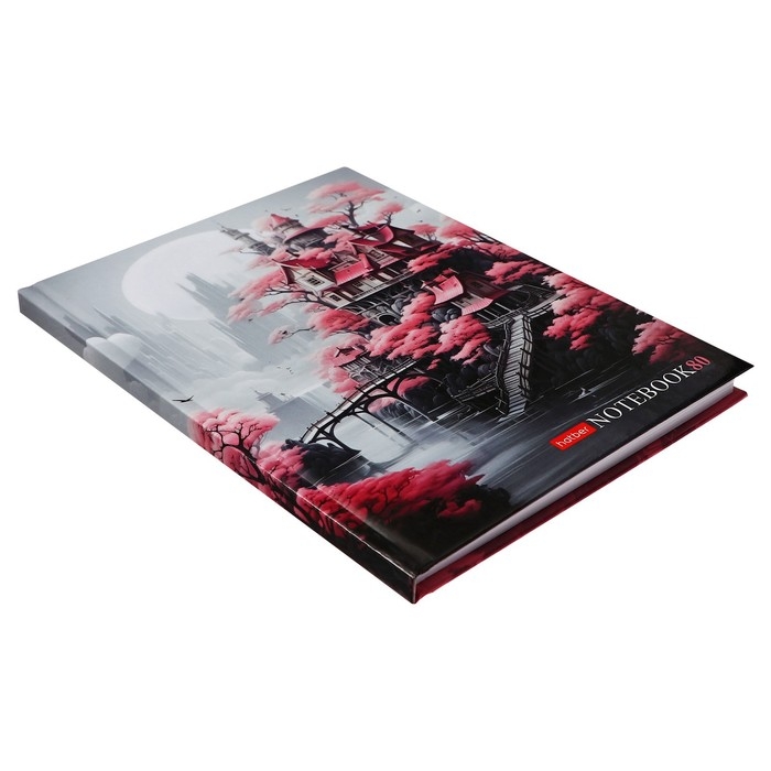 Бизнес-блокнот А5, 80 листов, в клетку Бизнес-блокнот А5, 80 листов, в клетку "Сказочный замок", твёрдая обложка, 5-цветный блок, блок 65г/м2