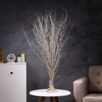 Светодиодная фигура «Ветви бежевые» 100х108х6 см, 30 LED, батарейки АAх3 (не в комплекте), свечение теплое белое Светодиодная фигура «Ветви бежевые» 100х108х6 см, 30 LED, батарейки АAх3 (не в комплекте), свечение теплое белое