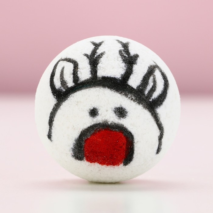 Бомбочка для ванны «Оленёнок Эби», 120 г, аромат пломбира, Новый Год Бомбочка для ванны «Оленёнок Эби», 120 г, аромат пломбира, Новый Год