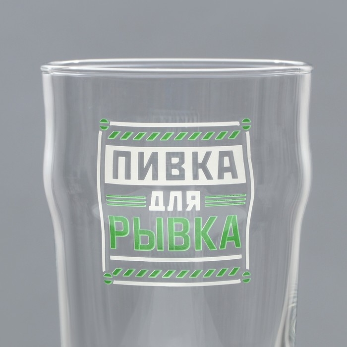 Бокалы для пива парные  &laquo;Мужик&raquo;, 570 мл.