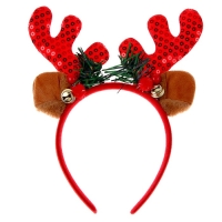 Новый год! Карнавальный ободок &laquo;Рожки оленя&raquo;, цвета МИКС