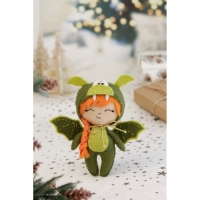 Набор для изготовления текстильной игрушки &laquo;Девочка-дракончик&raquo; рост &mdash; 15 см