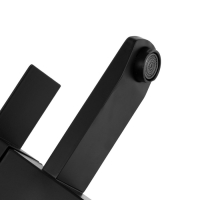 Смеситель для раковины ZEIN Z2393, картридж 40 мм, короткий излив, нержа сталь, черный 74468 Смеситель для раковины ZEIN Z2393, картридж 40 мм, короткий излив, нержа сталь, черный 74468