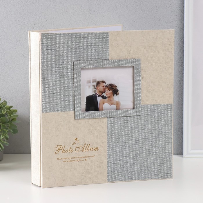 Фотоальбом на 500 фото 10х15 см "Локаничность и любовь" 34х30,5х5 см МИКС