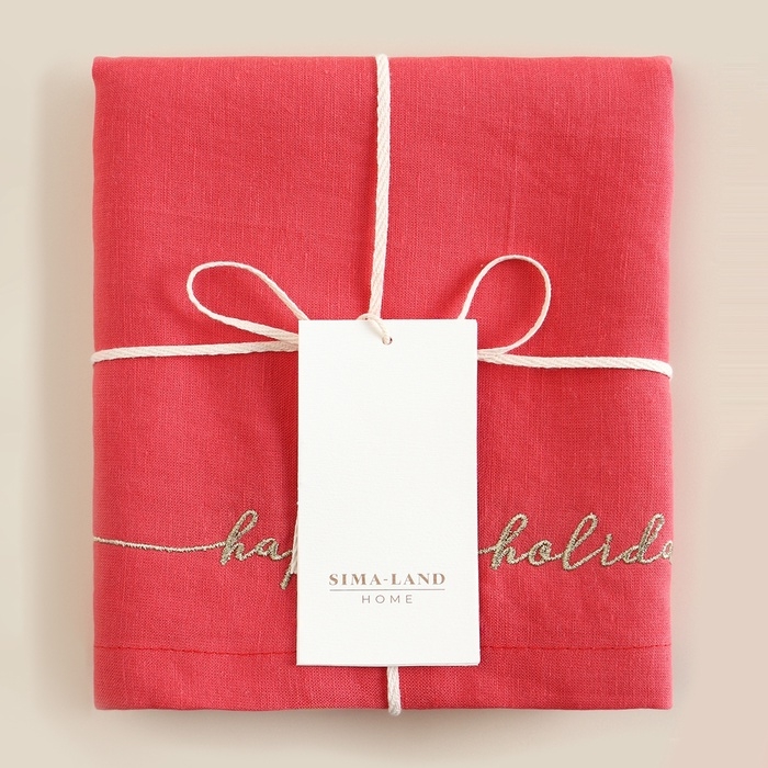 Наб. салфеток SL HOME Наб. салфеток SL HOME"Holidays"40х40см-4шт., лён 100%, 170 гр/м2