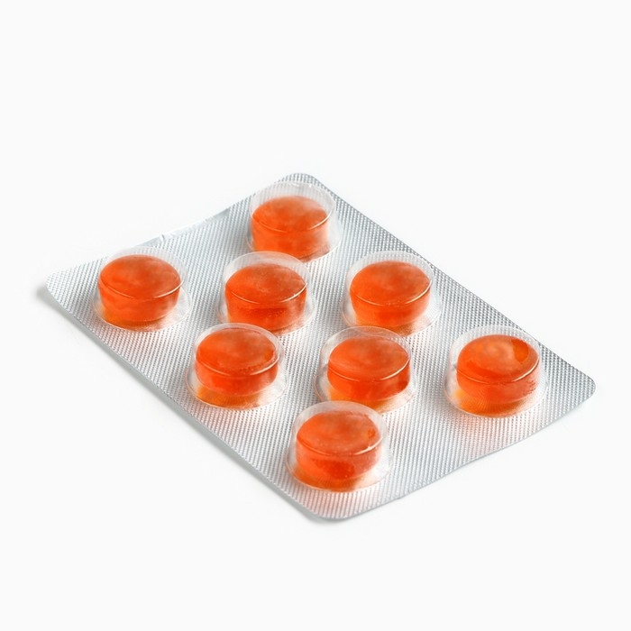 Новый год! Леденцы в блистере, со вкусом апельсина «Счастьеприносин», 16 г Новый год! Леденцы в блистере, со вкусом апельсина «Счастьеприносин», 16 г