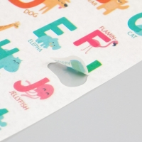 Наклейка бумага "Интересный алфавит" набор 6 листов 18,6х10 см Наклейка бумага "Интересный алфавит" набор 6 листов 18,6х10 см