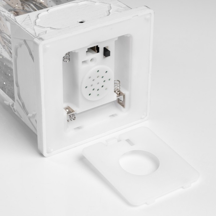 Фигура светодиодная &laquo;Рождественское волшебство&raquo;, 28х10.4х10.4 см, музыка, батарейки ААх3 (не в комплекте), USB, свечение тёплое белое