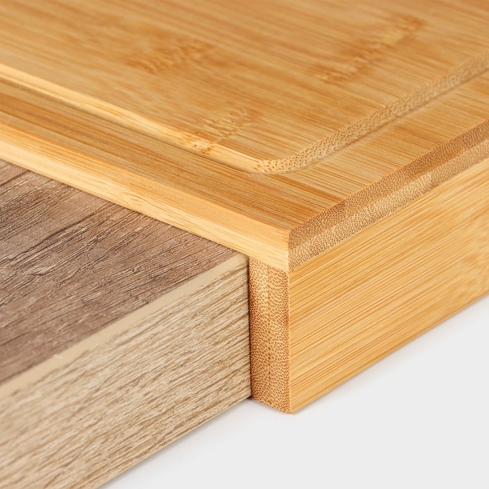 Доска разделочная Доляна «Идея», 35×25 см, бамбук Доска разделочная Доляна «Идея», 35×25 см, бамбук