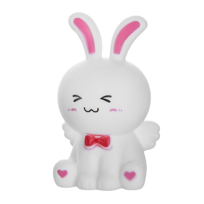 Ночник Ночник "Зайка с крылышками" LED 1Вт 3х LR44 белый 7,5х5,5х13см RISALUX