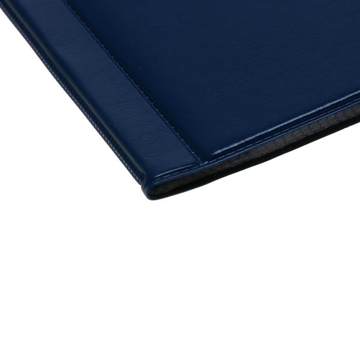 Альбом для бон 125 х 185 мм Calligrata, на 16 банкнот, обложка ПВХ, синий Альбом для бон 125 х 185 мм Calligrata, на 16 банкнот, обложка ПВХ, синий