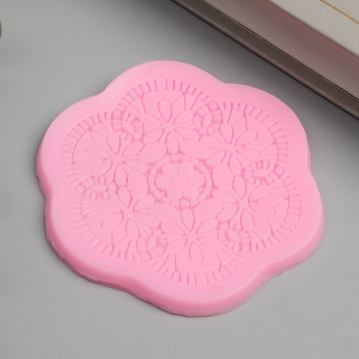 Молд силикон Молд силикон "Мехенди с цветами" 7,9х7,9 см