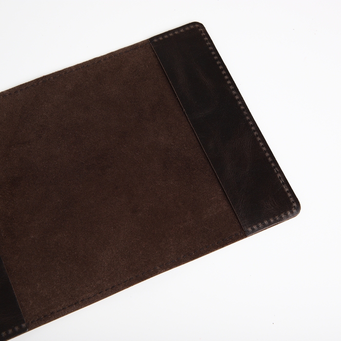 Обложка для паспорта, TEXTURA, цвет коричневый
