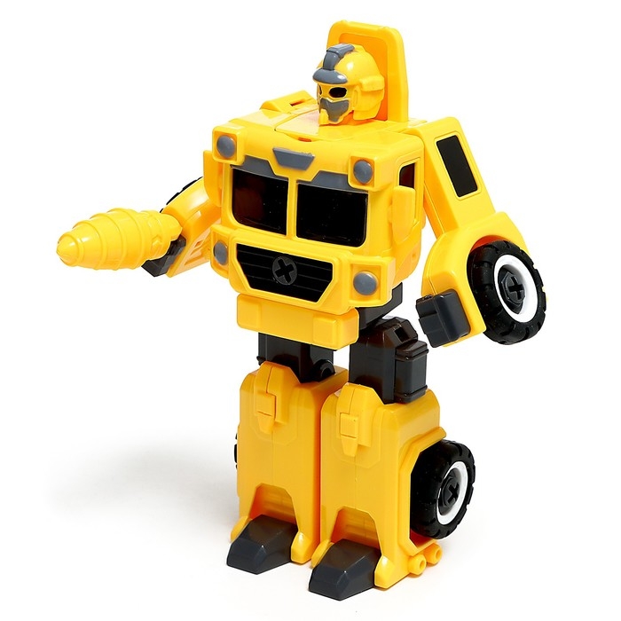 Конструктор винтовой &laquo;Кран&raquo;, 2 в 1 робот-машина