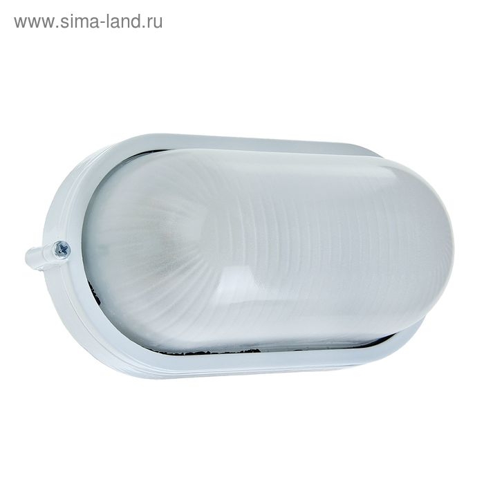 Светильник TDM НПБ1401, Е27, 60 Вт, IP54, овальный, белый