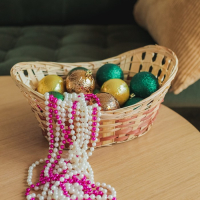 Корзина &laquo;Ладья&raquo;, дно 27&times;20, верх 41&times;28, высота 15 см, бамбук