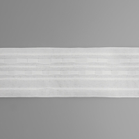 Шторная лента классическая, матовая, 6 см, 50 &plusmn; 1 м, цвет белый