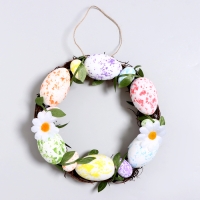 Пасхальный декор &laquo;Венок с ромашками&raquo; 20 &times; 20 &times; 4 см