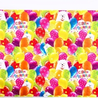 Скатерть одноразовая &laquo;С днём рождения&raquo;, мишка, 180х130 см