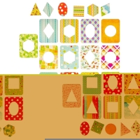 Досочки Сегена, 18 досок: 7 &times; 9 см