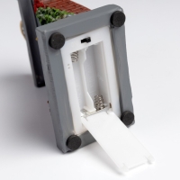 Светодиодная фигура &laquo;Камин&raquo; 13 &times; 9 &times; 6 см, полистоун, батарейки АААх2 (не в комплекте), свечение тёплое белое