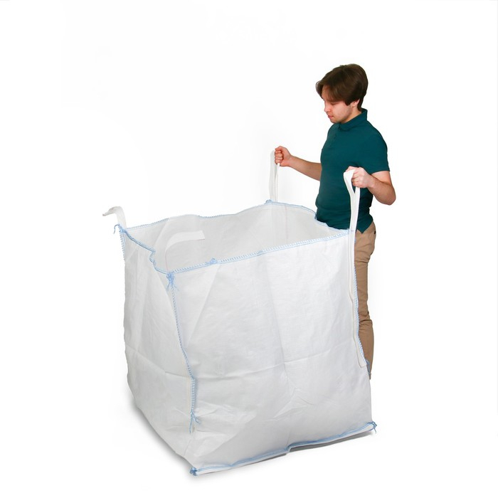 Контейнер МКР, 1500 кг, 95 &times; 95 &times; 100 см, сплошное дно, 4 стропы