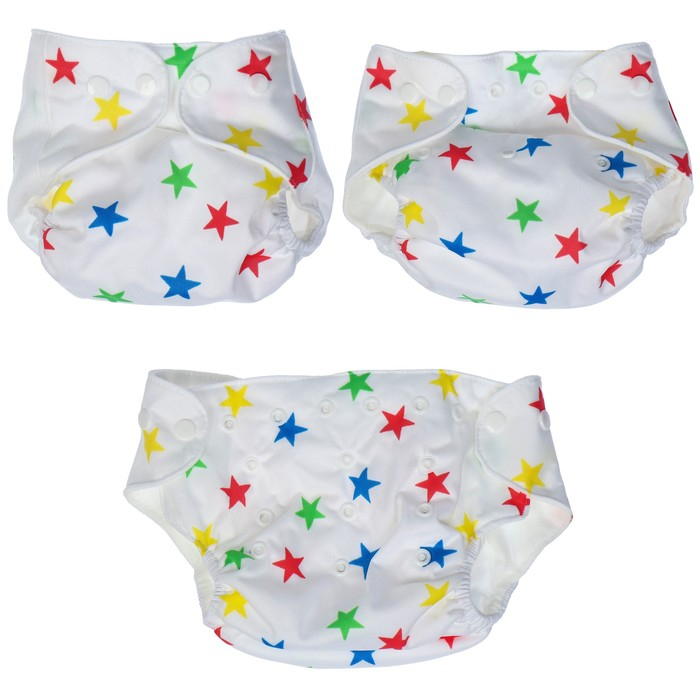 Многоразовый подгузник &laquo;Звезды. Мишка&raquo;, Крошка Я
