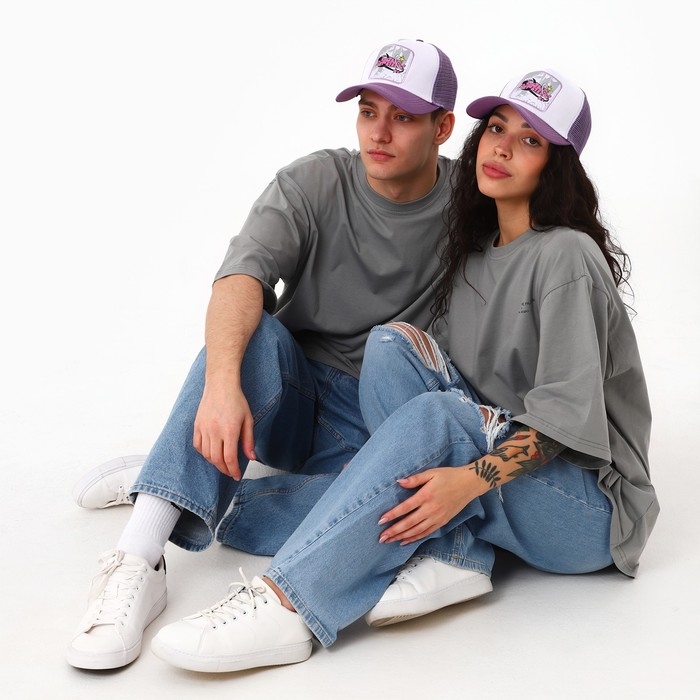 Кепка женская с сеткой «Your brand», р-р 56 Кепка женская с сеткой «Your brand», р-р 56