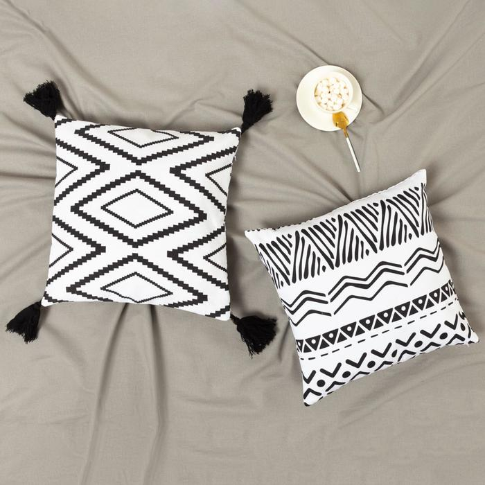 Наволочка декоративная «Этель» Марокко (вид 5), 40х40 см, 100% хлопок Наволочка декоративная «Этель» Марокко (вид 5), 40х40 см, 100% хлопок