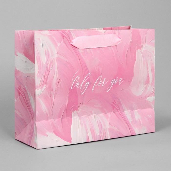 Пакет подарочный, упаковка, &laquo;Для тебя&raquo;, 22 х 17.5 х 8 см