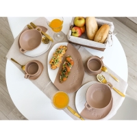 Тарелка керамическая глубокая &laquo;Монблан&raquo;, 21х15 х 5,8 см, 400 мл